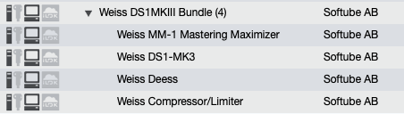 Weiss DS1-MK3 Bundle